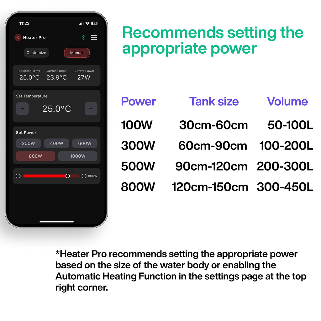 Chihiros Heater Pro US Version 10-800W
