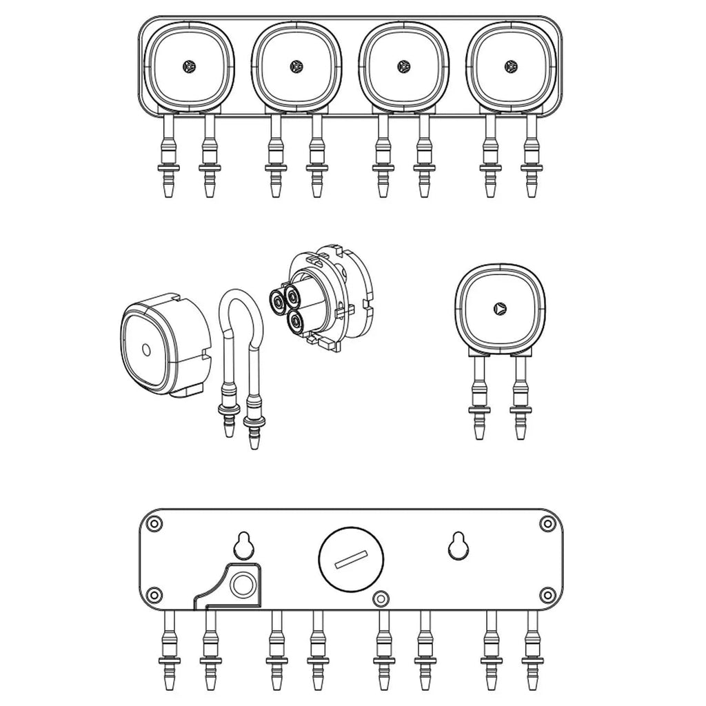 Chihiros Dosing Pump System(4 Pump Heads)
