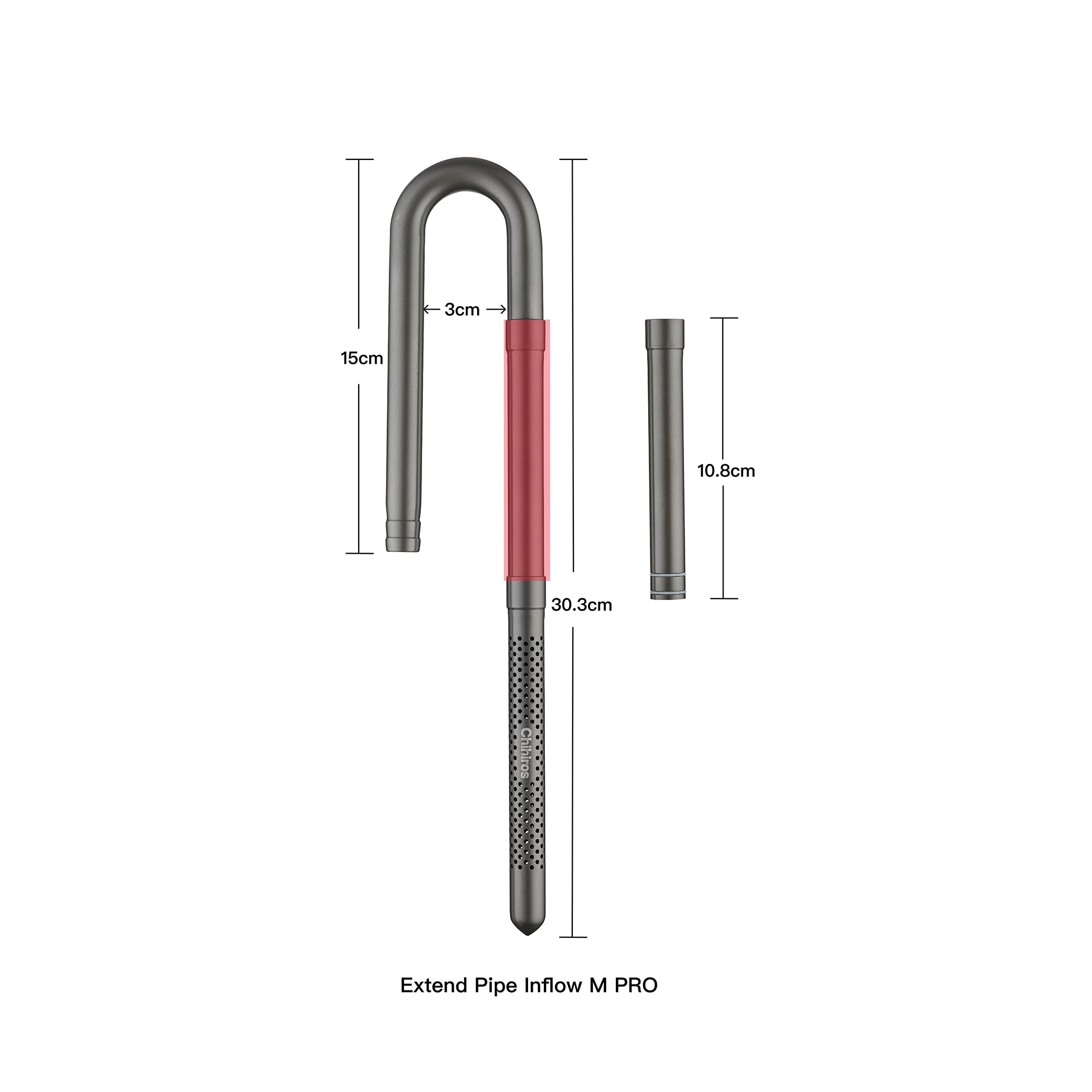 Chihiros Metal Inflow Outflow Pro Metal Jet Pipe Pro